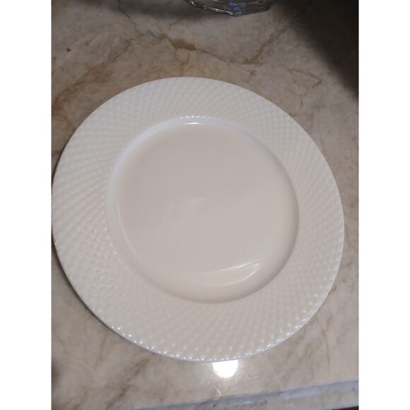 Mikasa Huntington Bone China White 8" Salad Desert Cake Plate Replacement Weddin - Picture 5 of 8